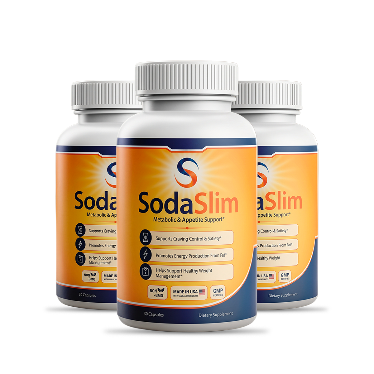 SodaSlim 3 bottles package