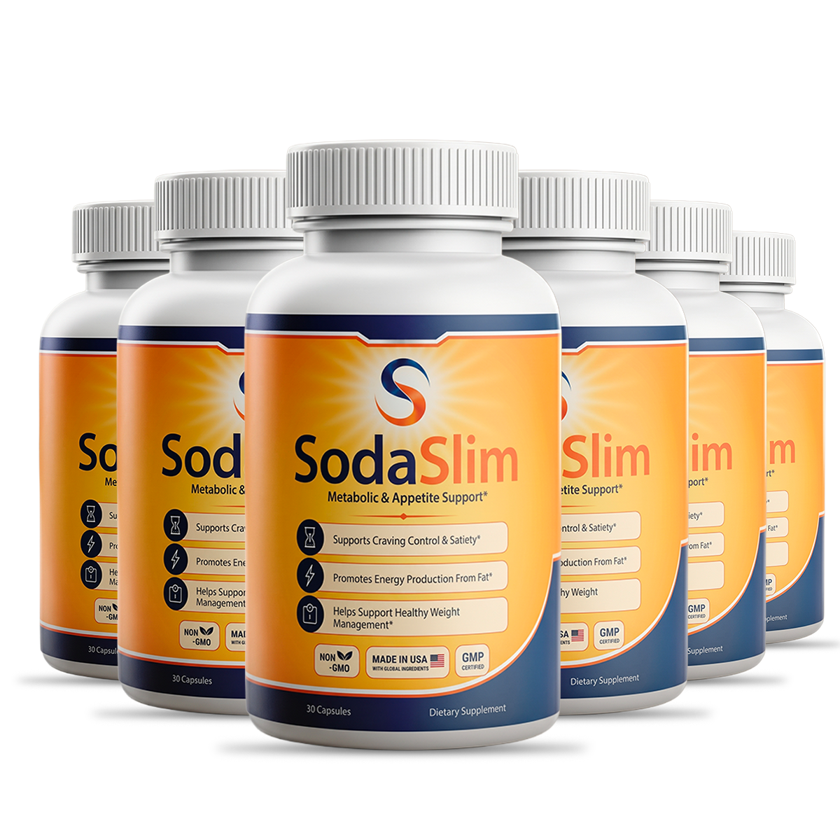 SodaSlim 6 bottles package